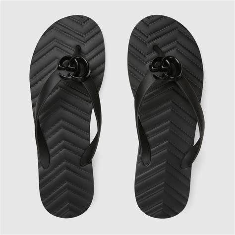 gucci chevron thong sandal.